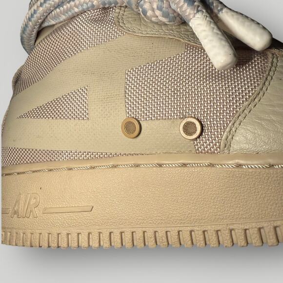 Nike SF Air Force 1 High Special Field Rattan Beige Boot Sneakers 9.5 Rope Laces - Picture 5 of 7